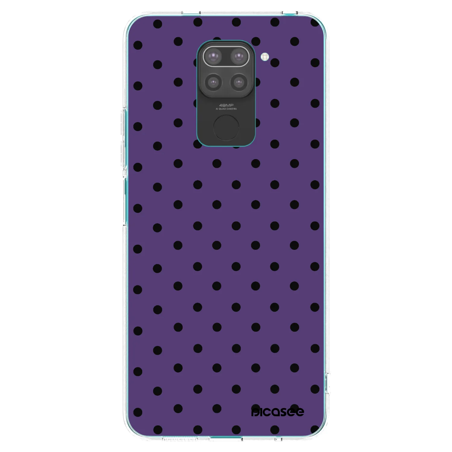 Picasee silikónový čierny obal pre Xiaomi Redmi Note 9 - Flickers 2