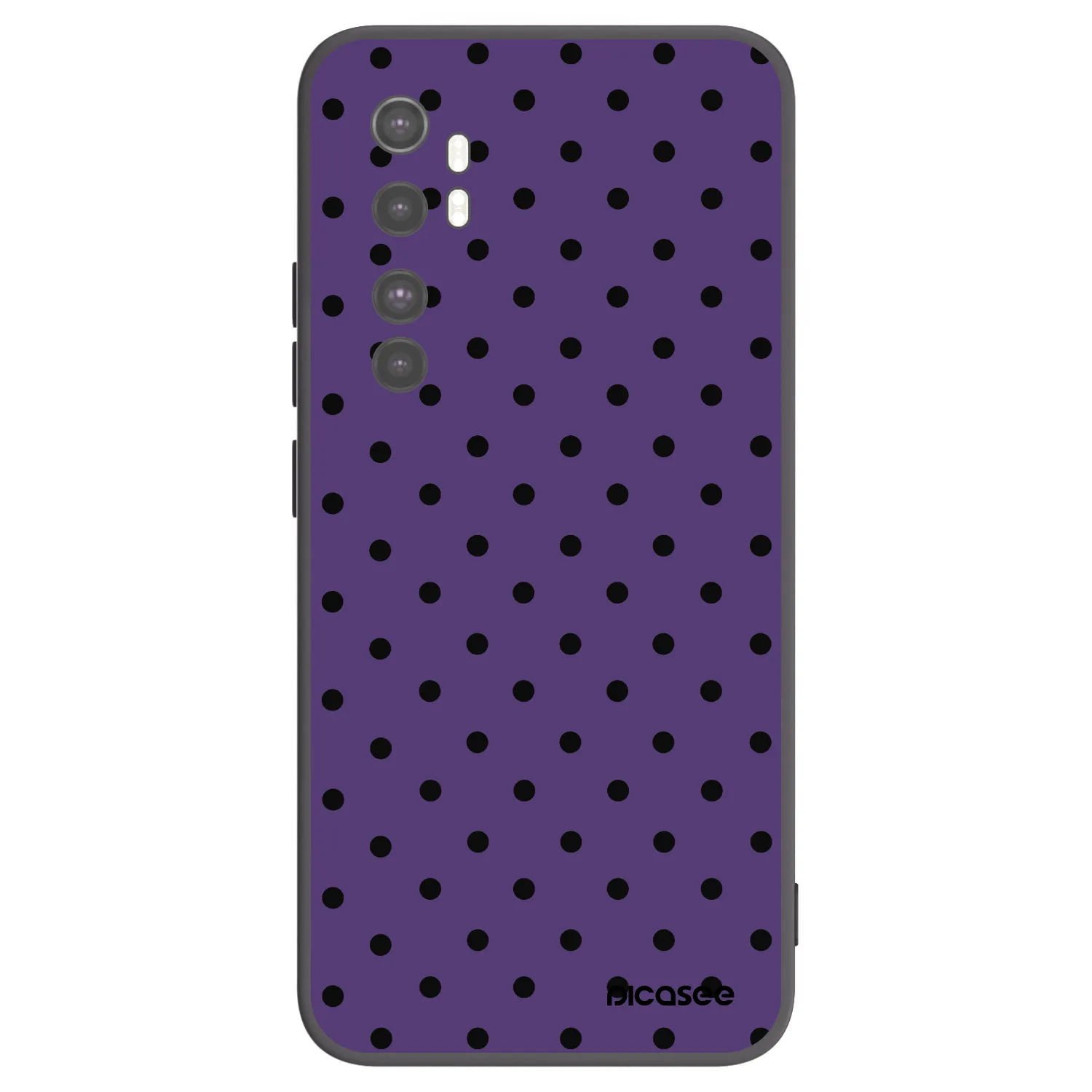 Picasee silikónový čierny obal pre Xiaomi Mi Note 10 Lite - Flickers 2