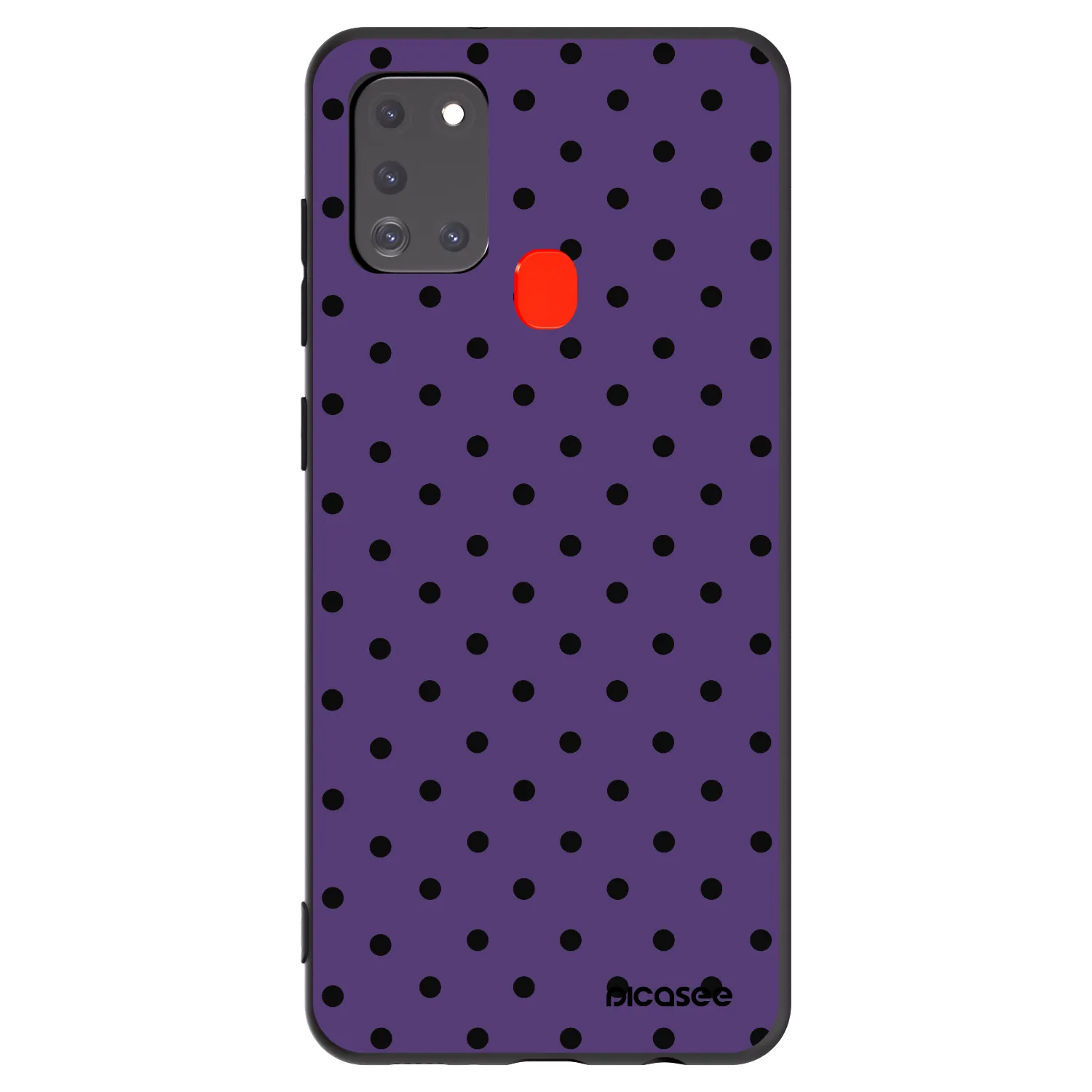 Picasee silikónový čierny obal pre Samsung Galaxy A21s - Flickers 2