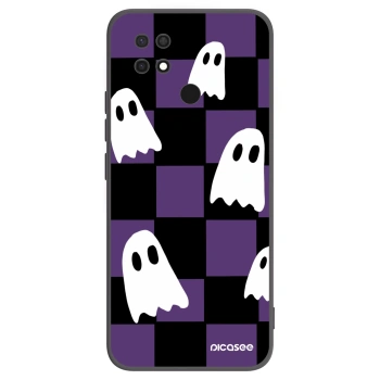 Picasee silikónový čierny obal pre Xiaomi Redmi 10C - Ghosts