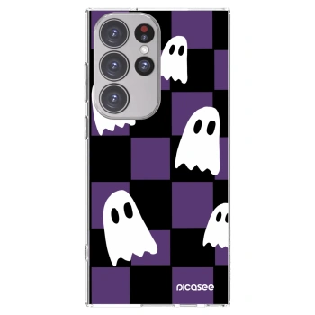 Picasee silikónový prehľadný obal pre Samsung Galaxy S23 Ultra 5G - Ghosts