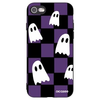 Picasee silikónový čierny obal pre Apple iPhone 8 - Ghosts