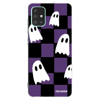 Picasee silikónový prehľadný obal pre Samsung Galaxy A51 A515F - Ghosts