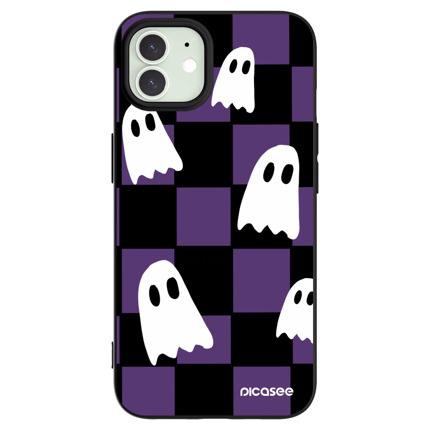Picasee silikónový čierny obal pre Apple iPhone 12 Pro - Ghosts