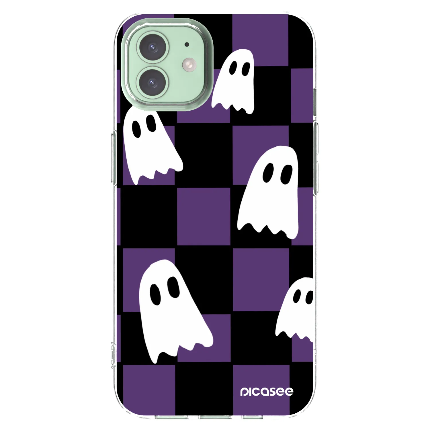 Picasee silikónový prehľadný obal pre Apple iPhone 12 Pro - Ghosts