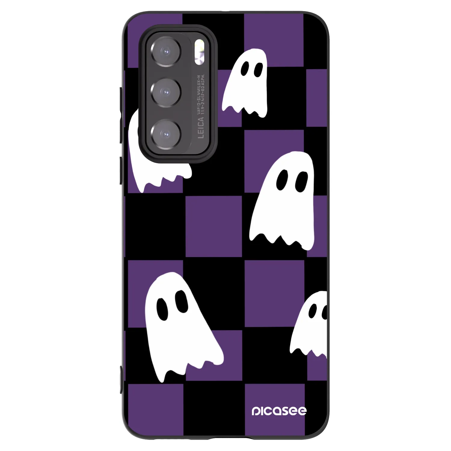 Picasee silikónový čierny obal pre Huawei P40 - Ghosts