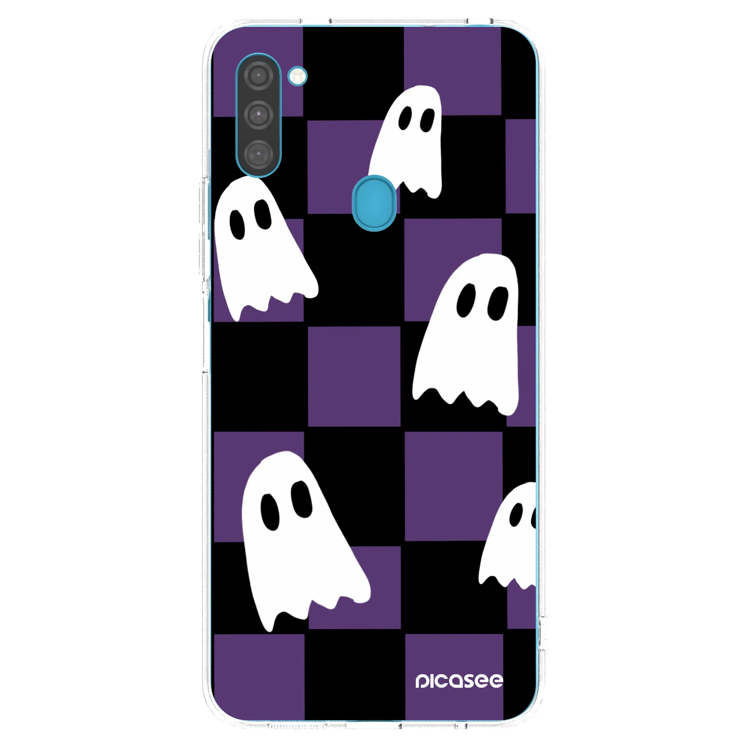 Picasee silikónový prehľadný obal pre Samsung Galaxy M11 - Ghosts