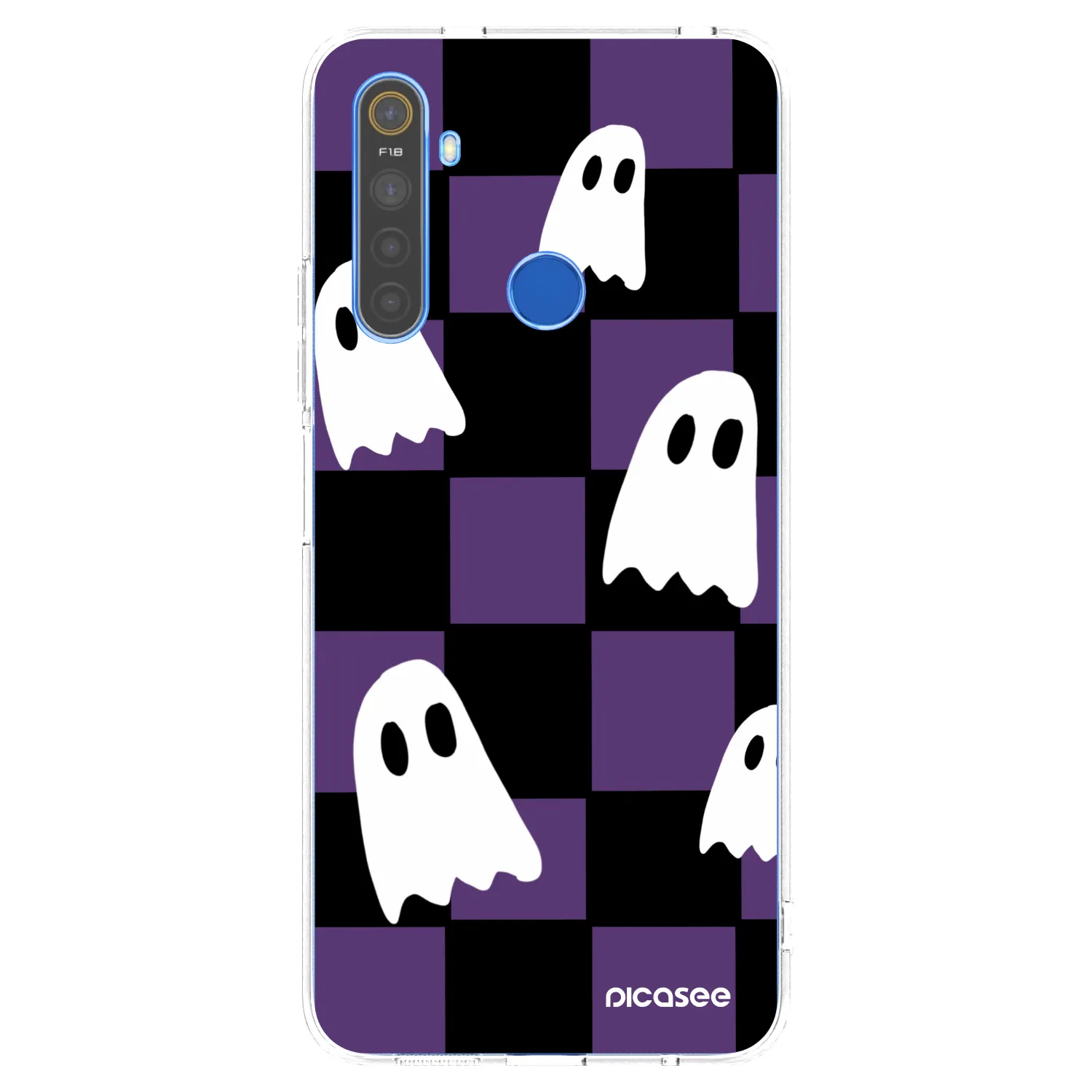 Picasee silikónový prehľadný obal pre Realme 5 - Ghosts