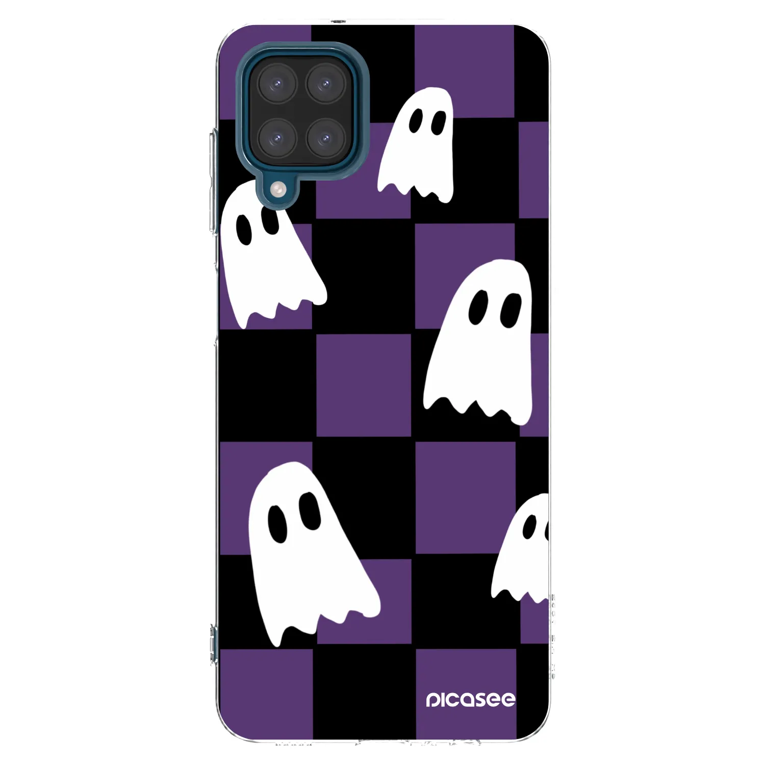 Picasee silikónový prehľadný obal pre Samsung Galaxy A12 A125F - Ghosts