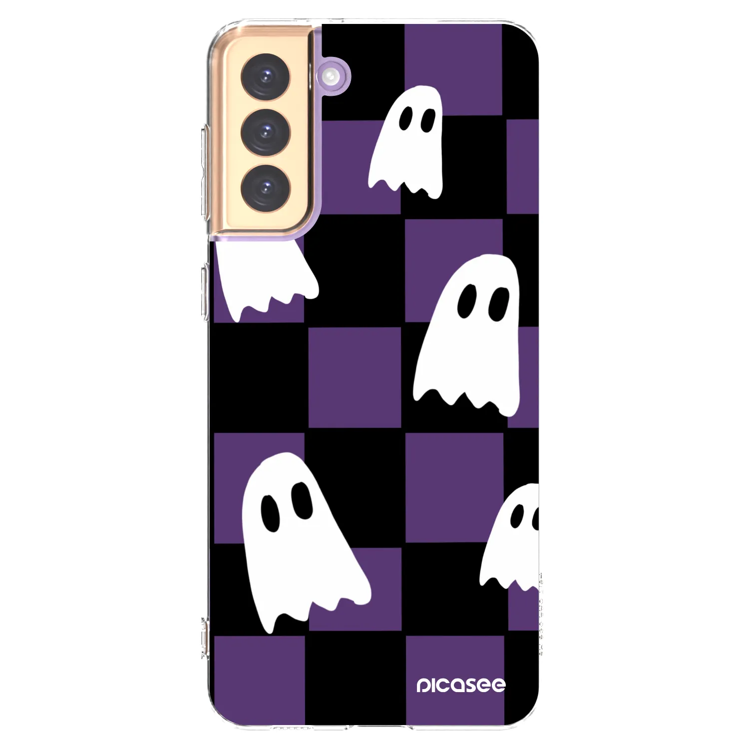 Picasee silikónový prehľadný obal pre Samsung Galaxy S21+ 5G G996F - Ghosts