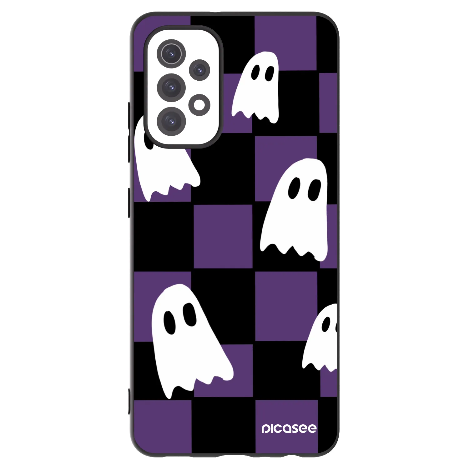Picasee silikónový čierny obal pre Samsung Galaxy A32 5G A326B - Ghosts