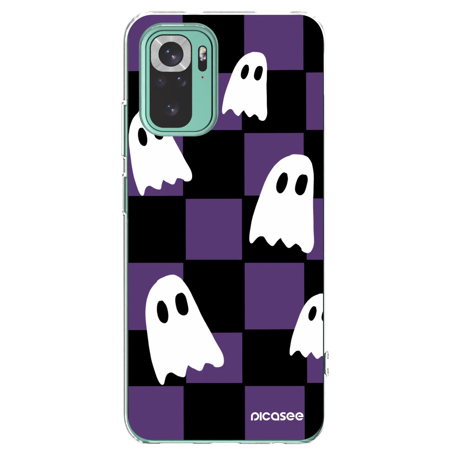 Picasee silikónový prehľadný obal pre Xiaomi Redmi Note 10 Pro - Ghosts
