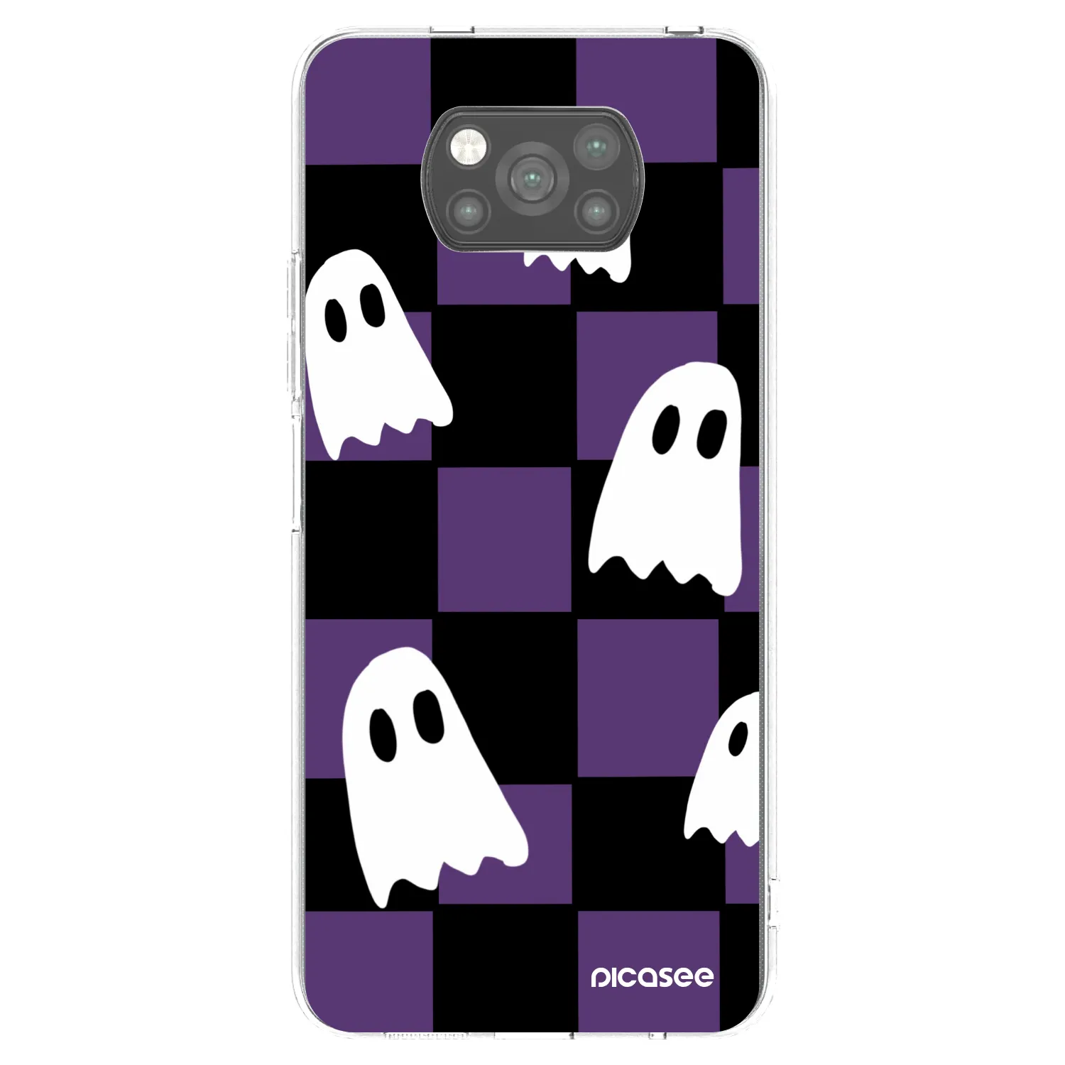 Picasee silikónový čierny obal pre Xiaomi Poco X3 Pro - Ghosts