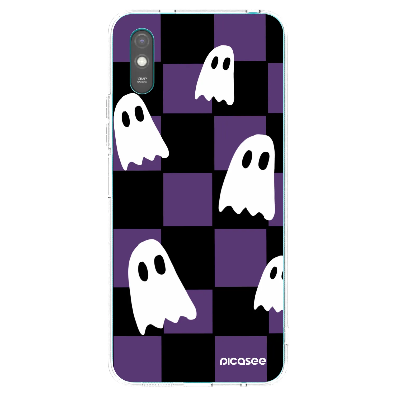 Picasee silikónový prehľadný obal pre Xiaomi Redmi 9AT - Ghosts