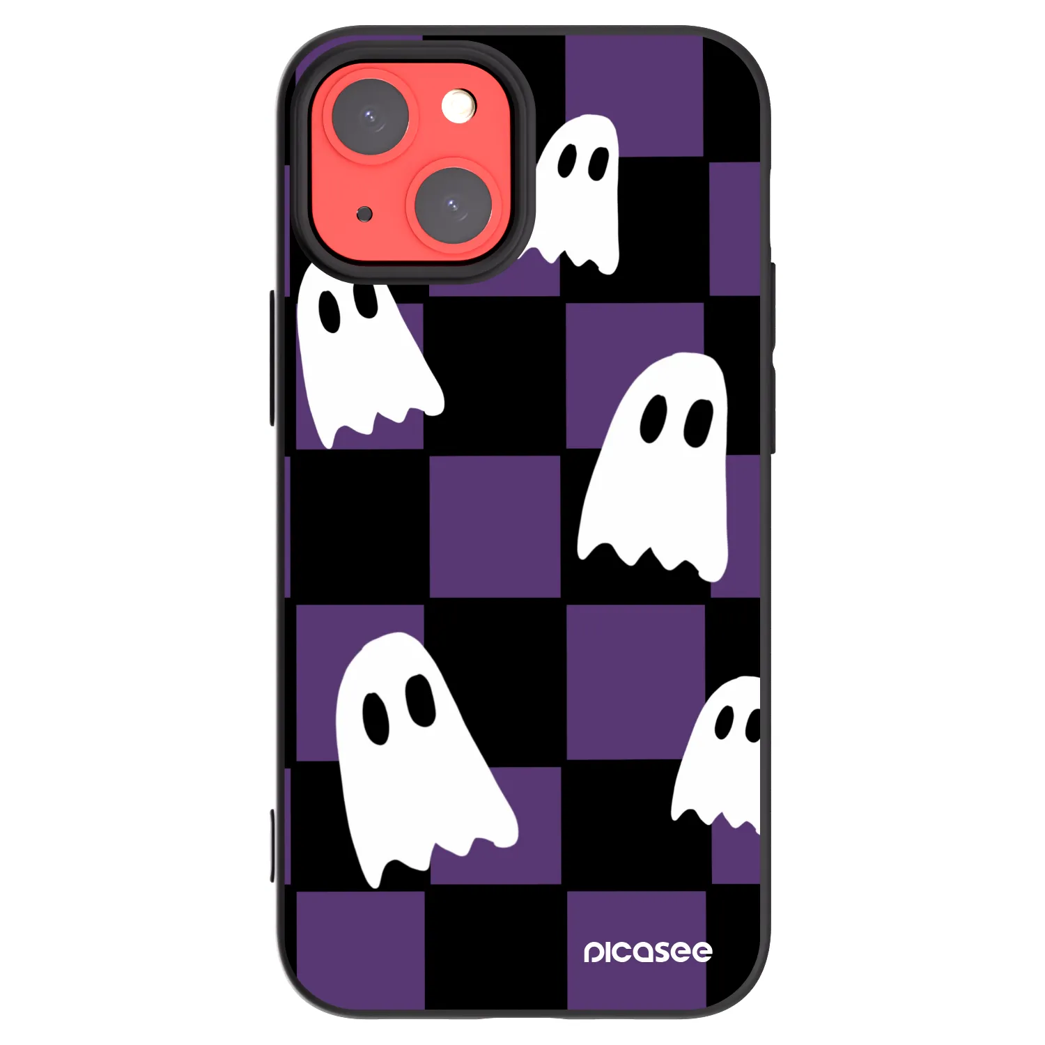 Picasee silikónový čierny obal pre Apple iPhone 13 mini - Ghosts
