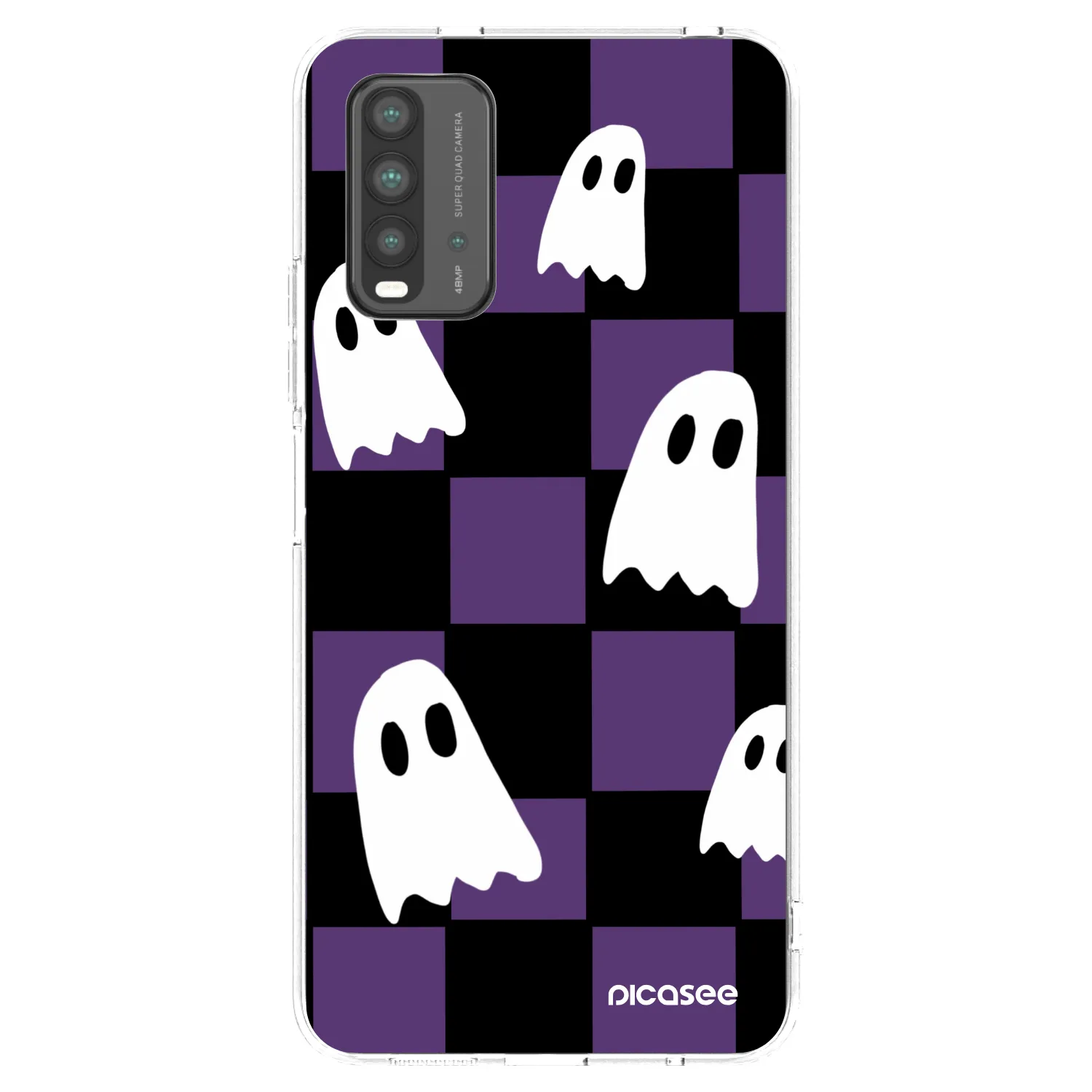 Picasee silikónový prehľadný obal pre Xiaomi Redmi 9T - Ghosts