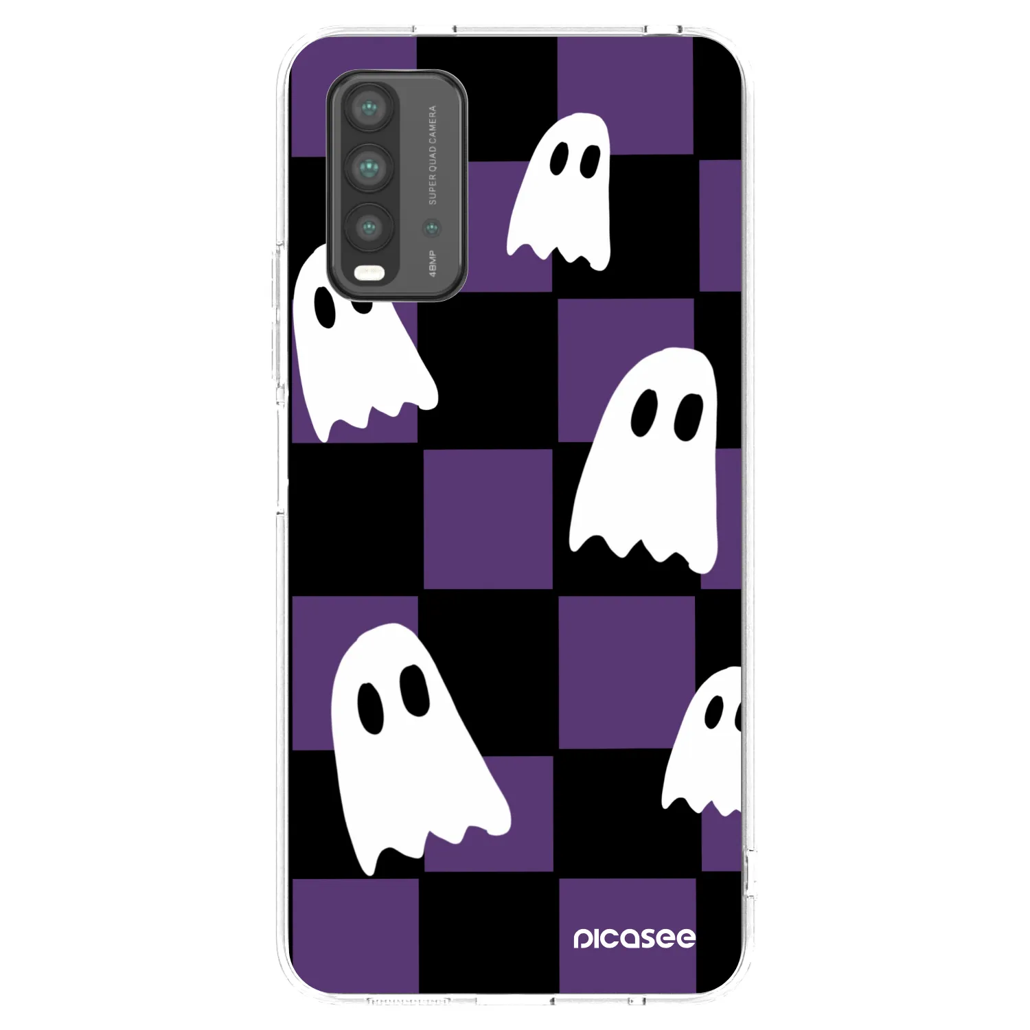 Picasee silikónový čierny obal pre Xiaomi Redmi 9T - Ghosts