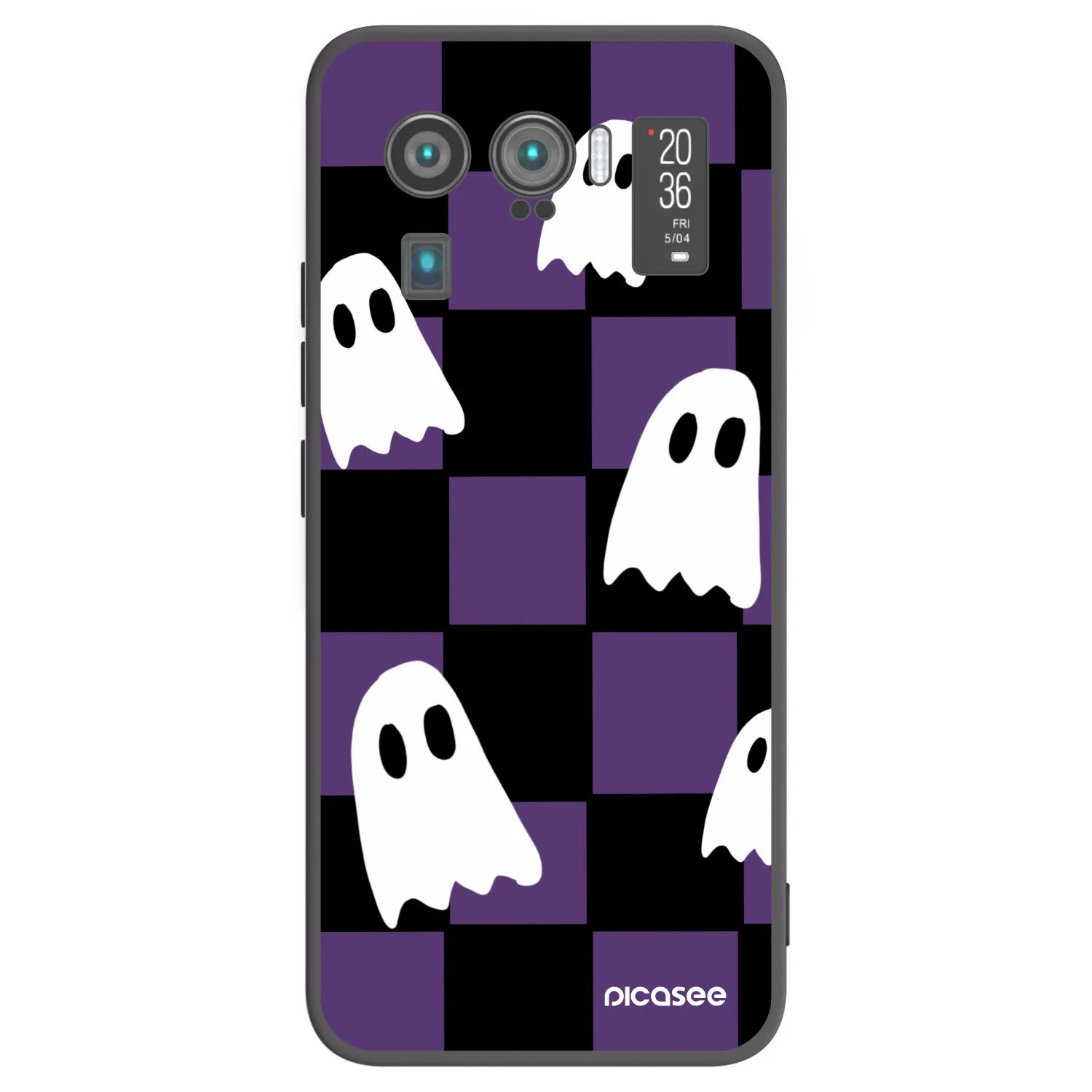Picasee silikónový čierny obal pre Xiaomi Mi 11 Ultra - Ghosts