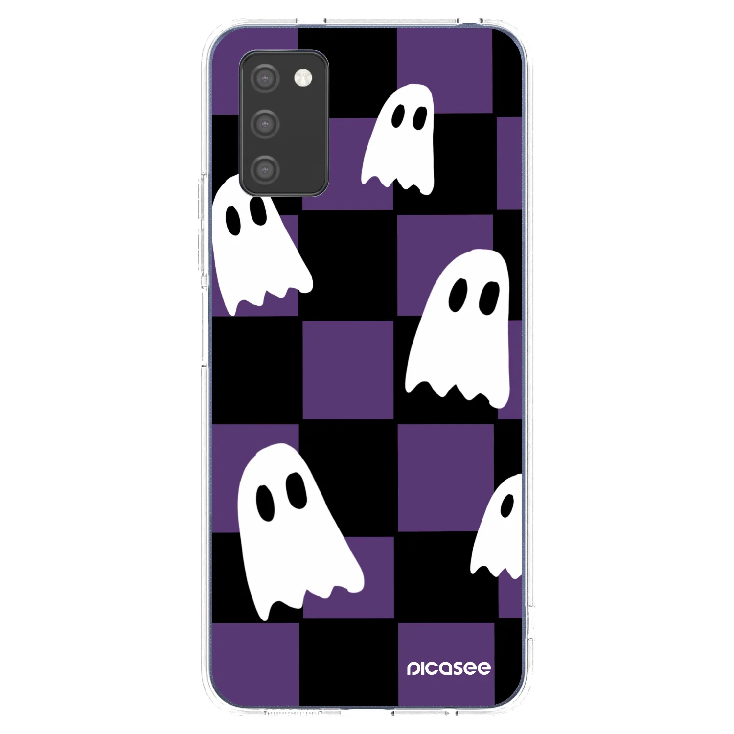 Picasee silikónový prehľadný obal pre Samsung Galaxy A02s A025G - Ghosts