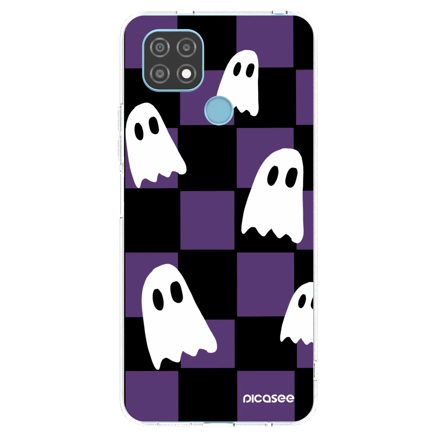 Picasee silikónový prehľadný obal pre Realme C21 - Ghosts