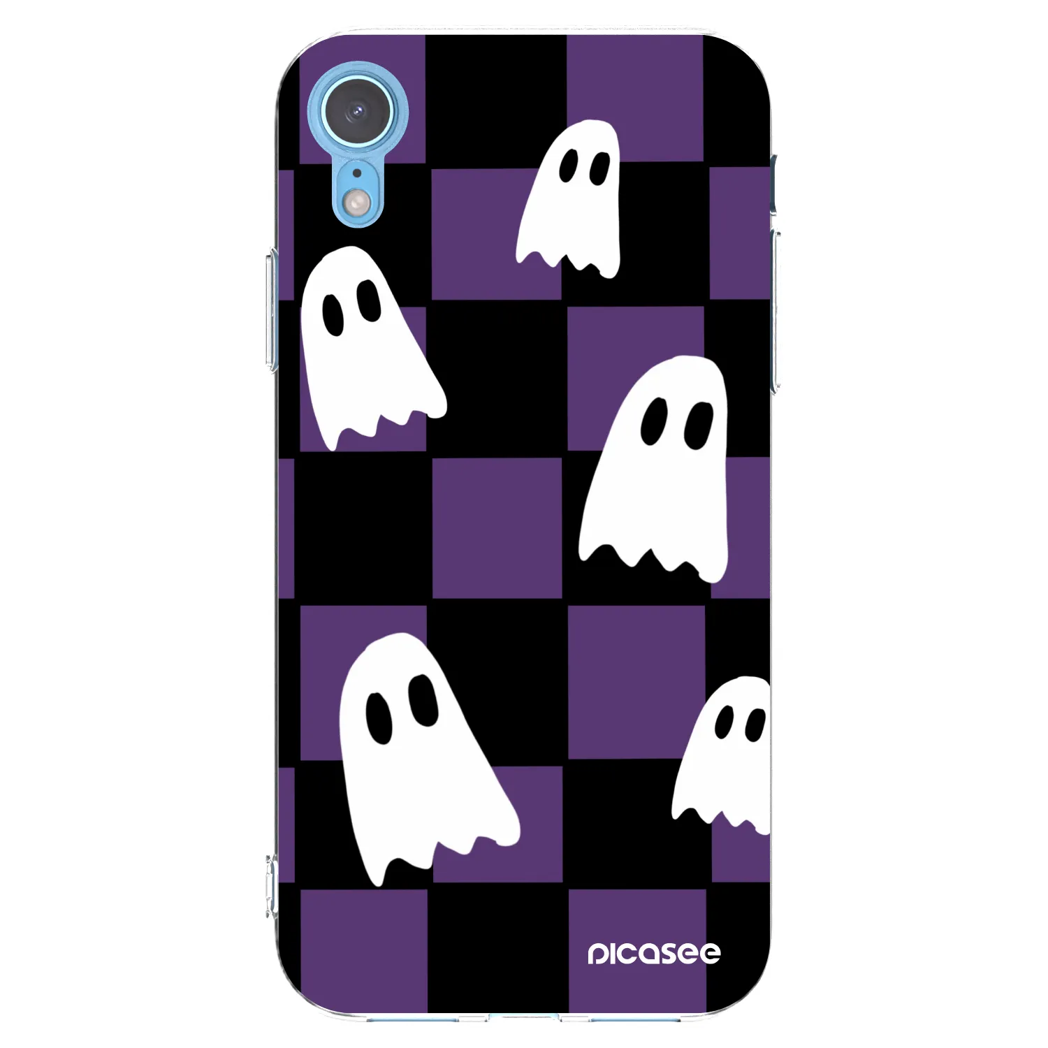 Picasee silikónový prehľadný obal pre Apple iPhone XR - Ghosts