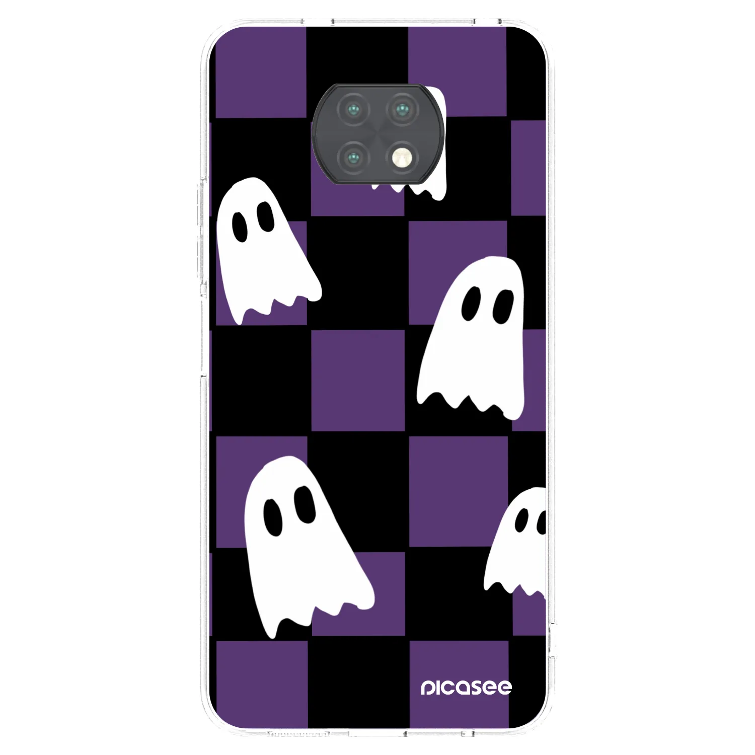 Picasee silikónový prehľadný obal pre Xiaomi Redmi Note 9T - Ghosts