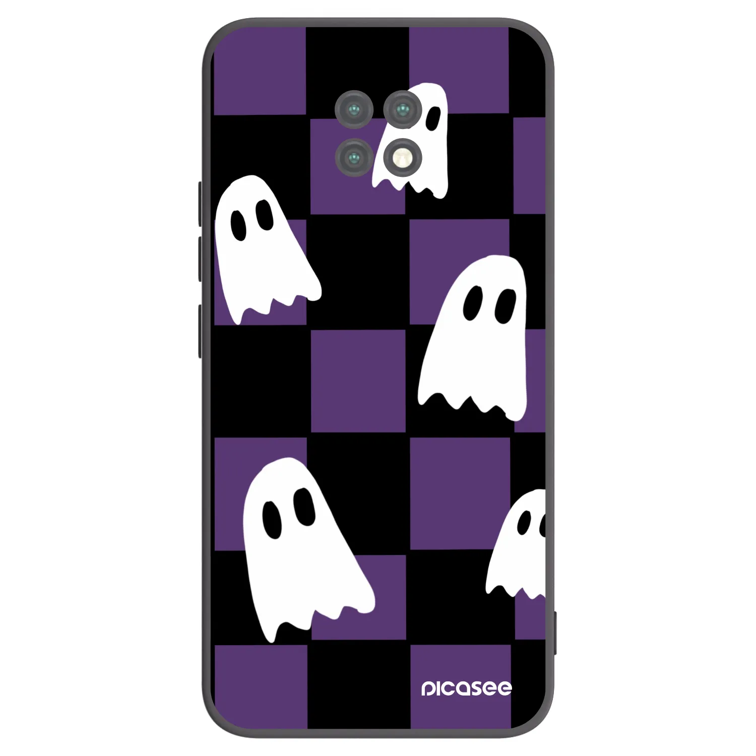 Picasee silikónový čierny obal pre Xiaomi Redmi Note 9T - Ghosts