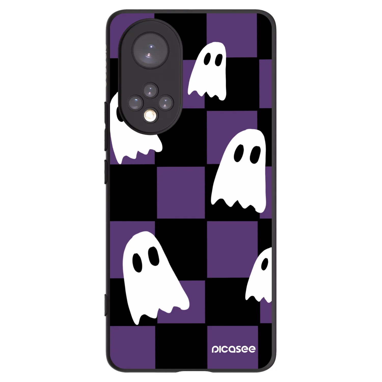 Picasee silikónový čierny obal pre Huawei Nova 9 - Ghosts