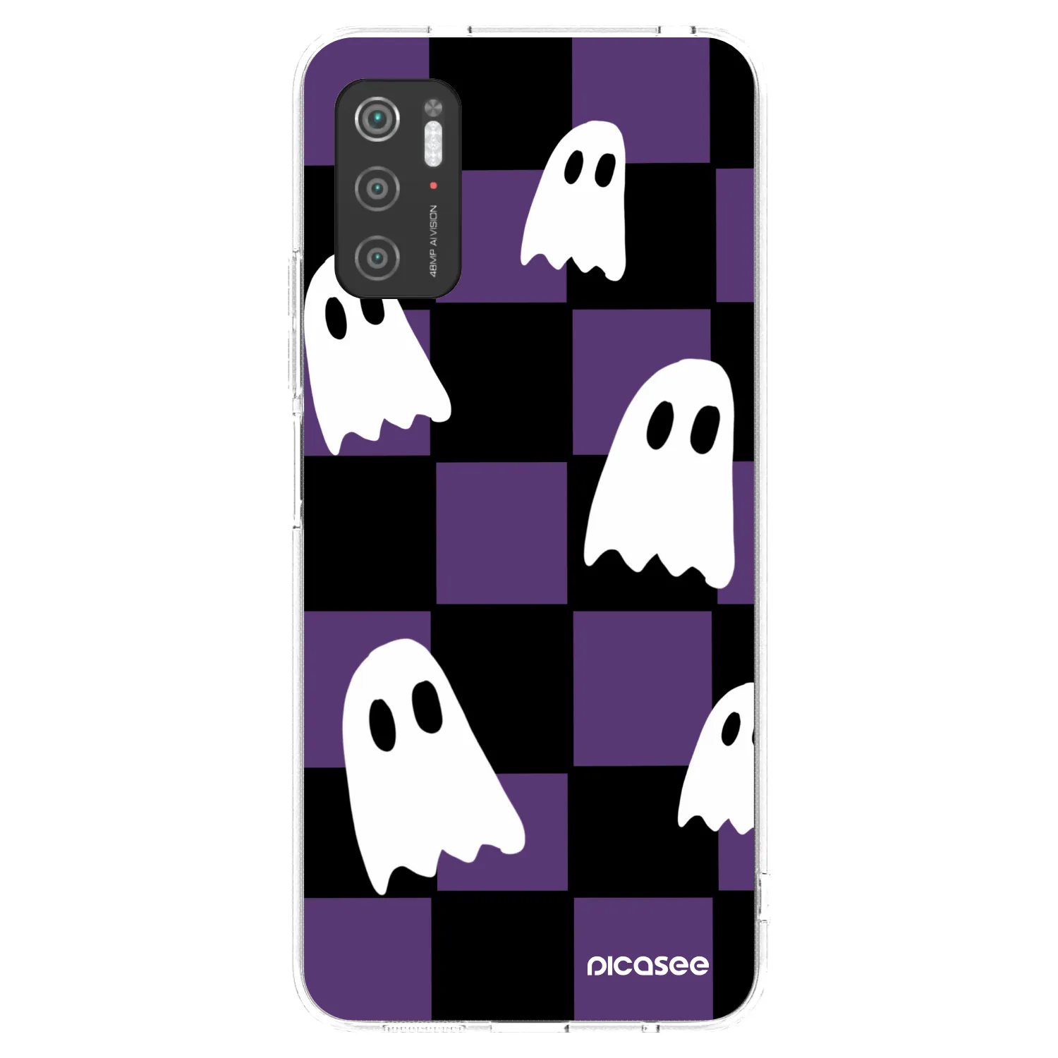 Picasee silikónový prehľadný obal pre Xiaomi Poco M3 Pro 5G - Ghosts