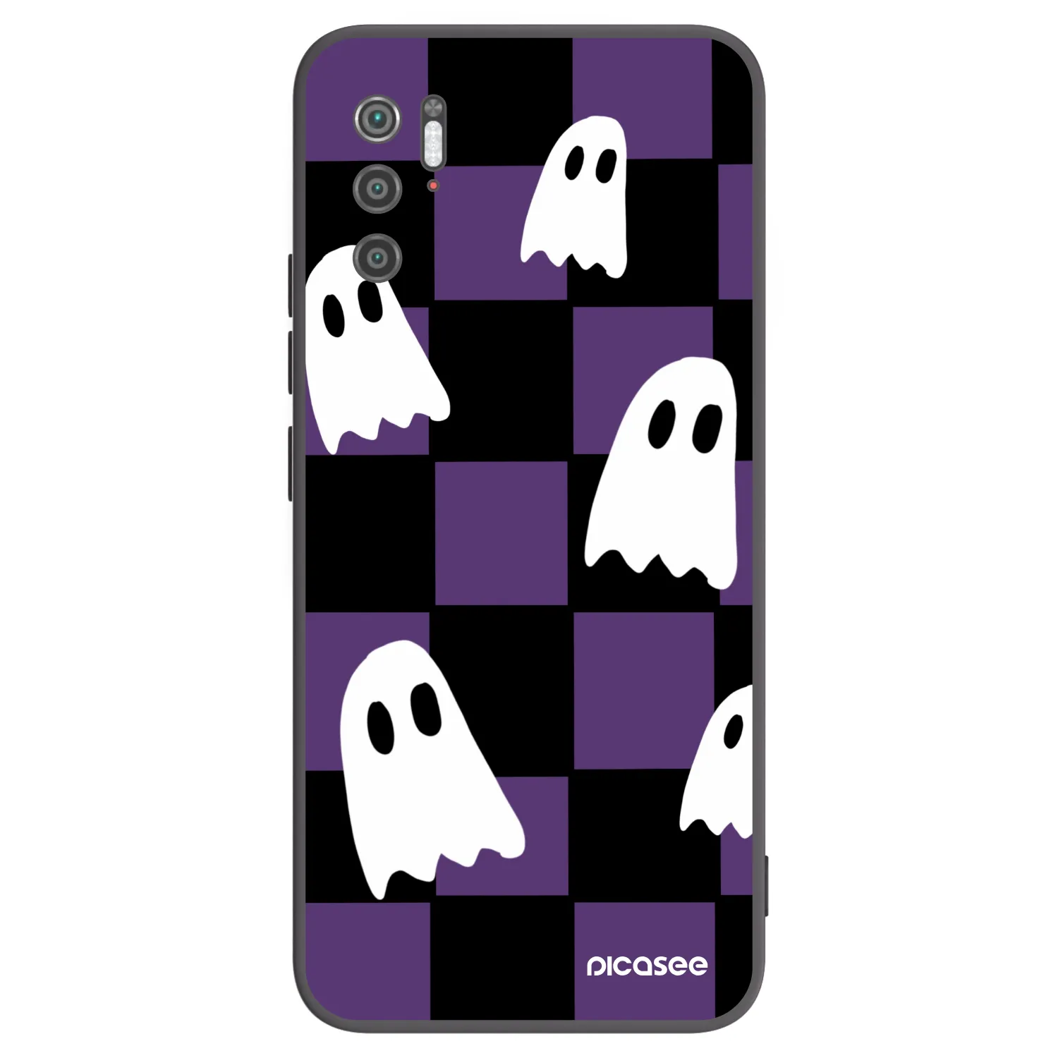 Picasee silikónový čierny obal pre Xiaomi Poco M3 Pro 5G - Ghosts