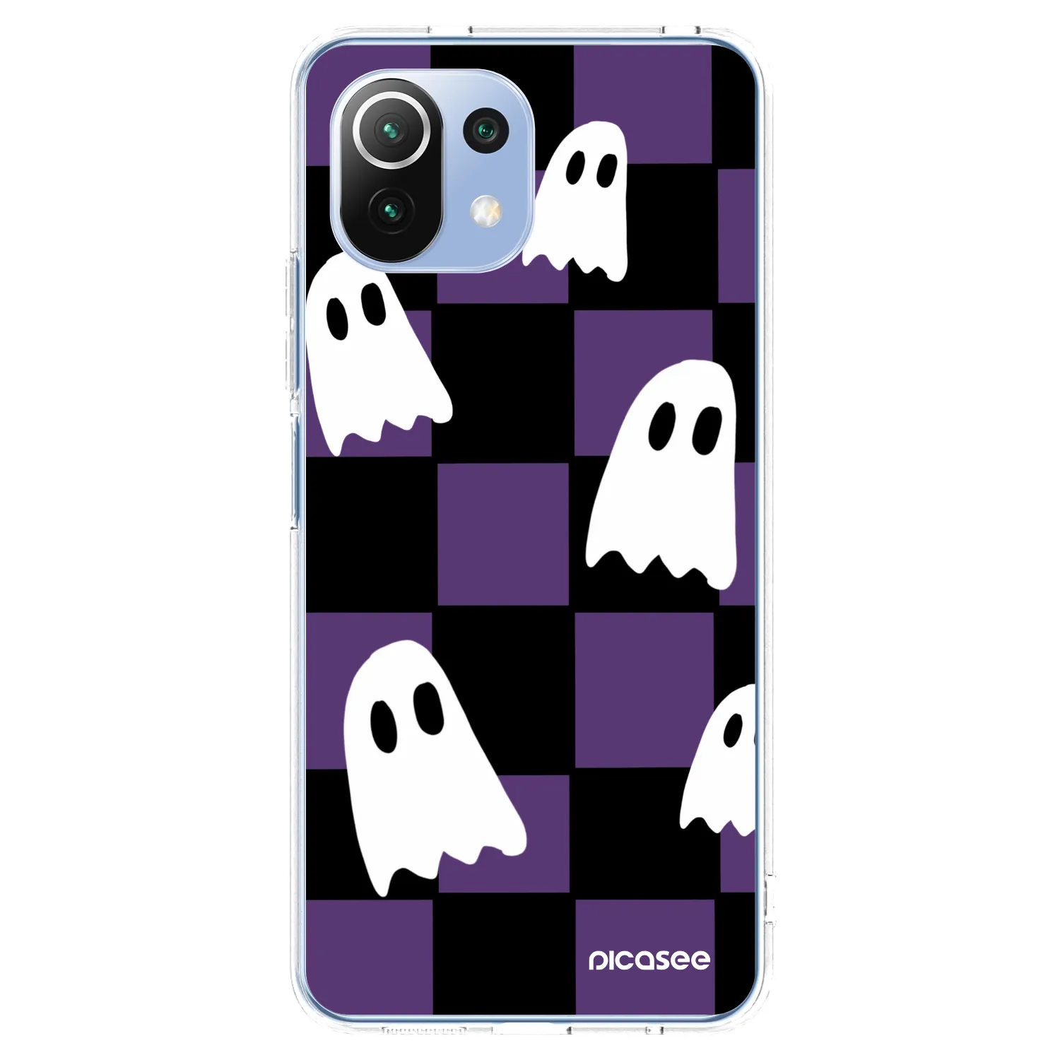 Picasee silikónový prehľadný obal pre Xiaomi 11 Lite 5G NE - Ghosts
