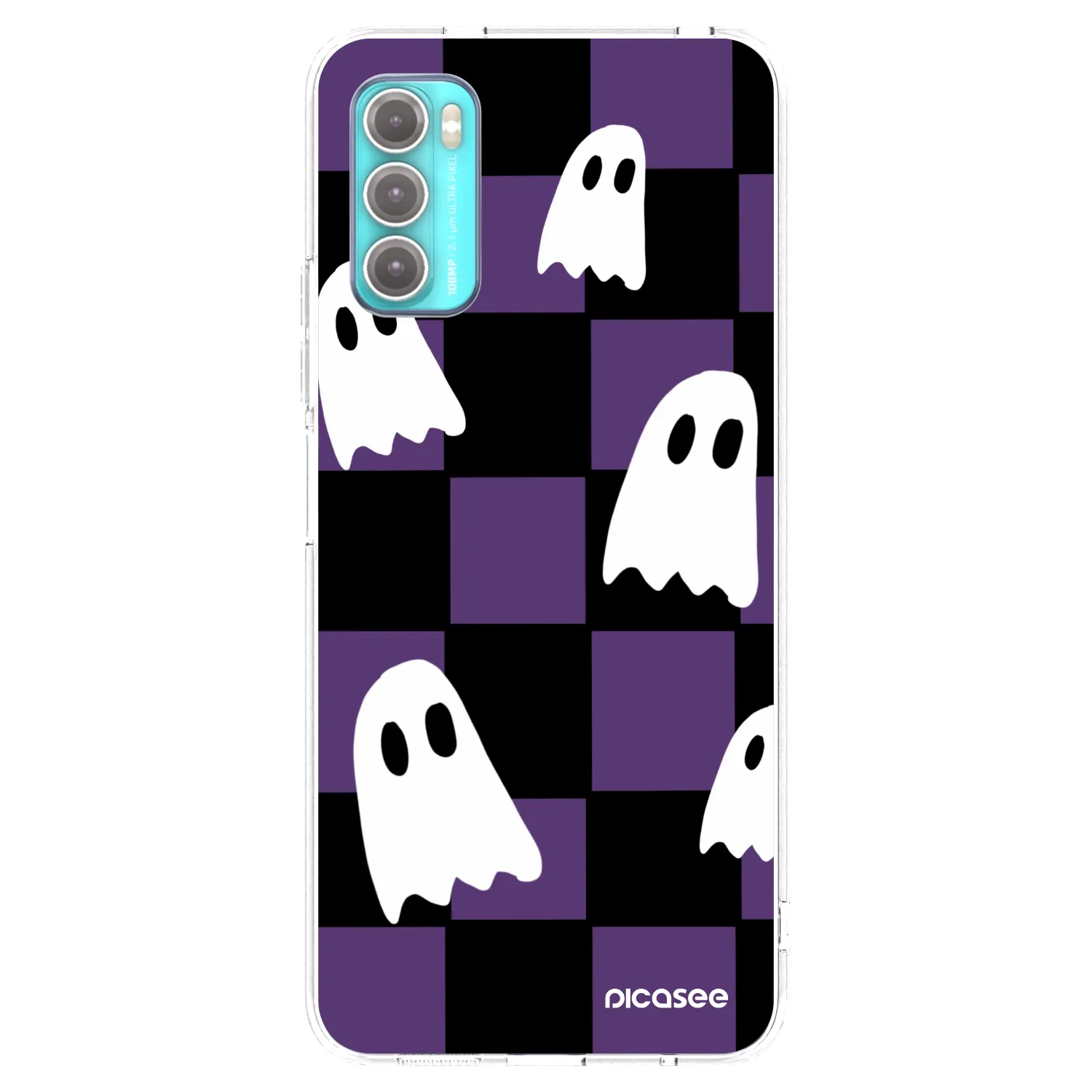 Picasee silikónový prehľadný obal pre Motorola Moto G60 - Ghosts