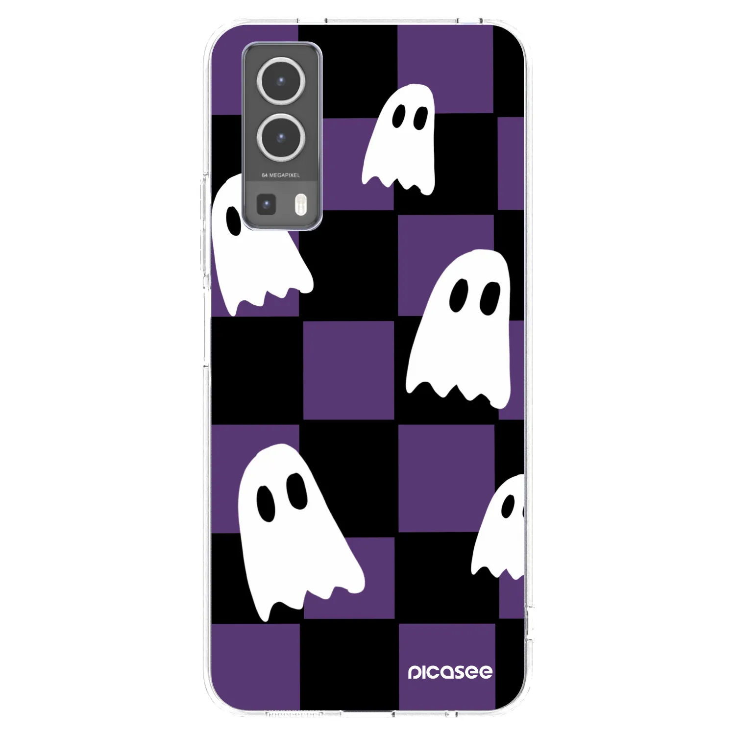Picasee silikónový prehľadný obal pre Vivo Y72 5G - Ghosts