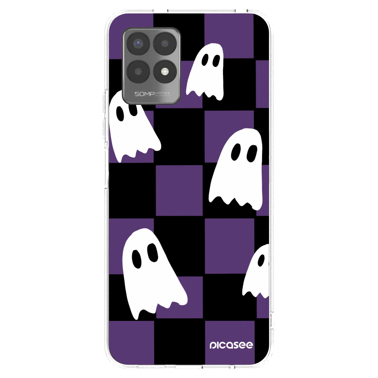 Picasee silikónový prehľadný obal pre Realme 8i - Ghosts