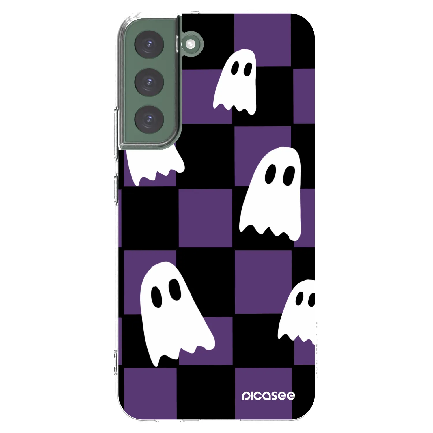 Picasee silikónový prehľadný obal pre Samsung Galaxy S22+ 5G - Ghosts