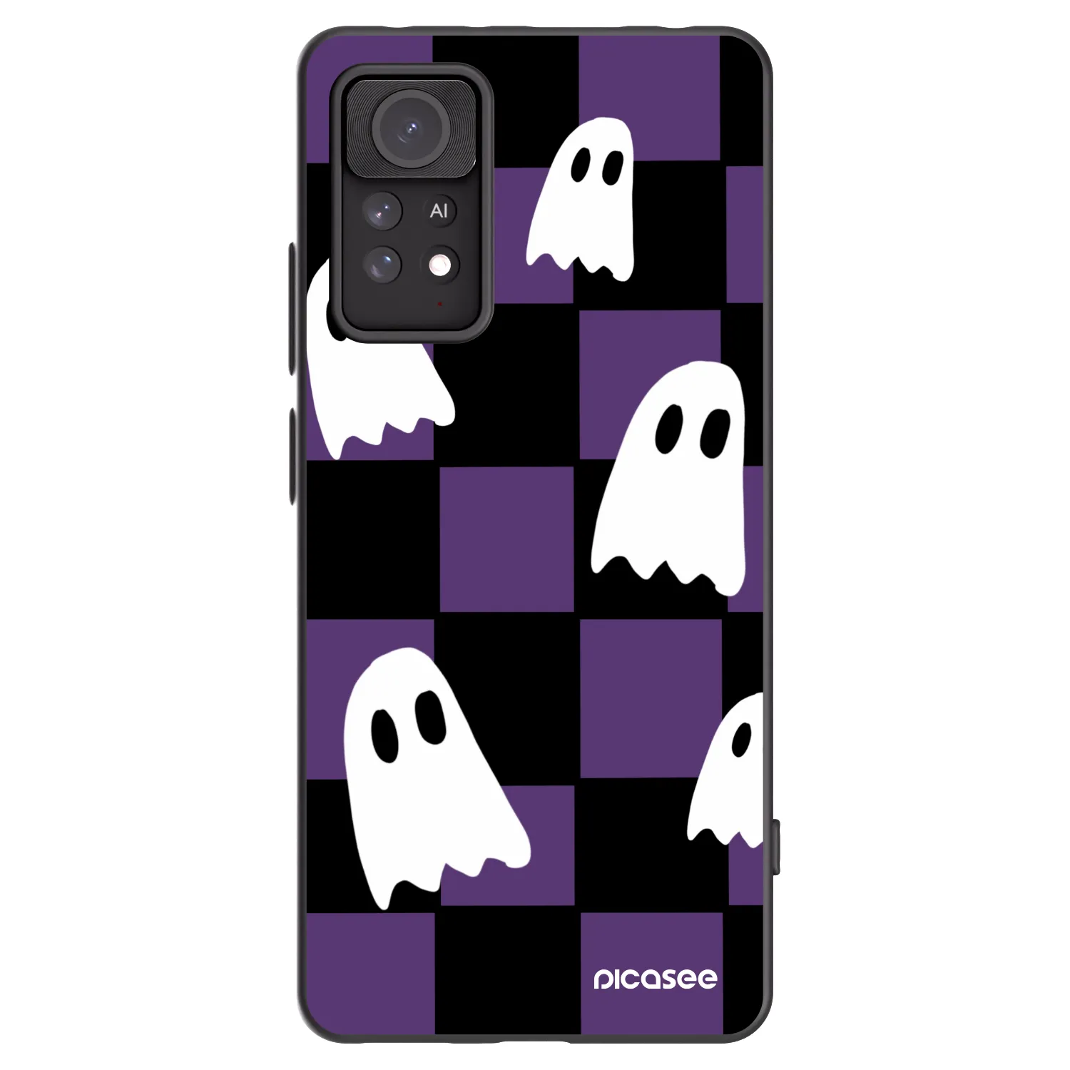 Picasee silikónový čierny obal pre Xiaomi Redmi Note 11 Pro 5G - Ghosts