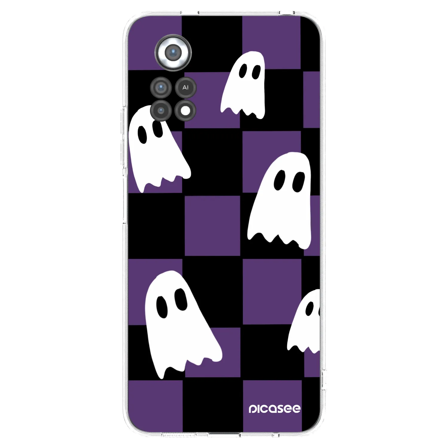 Picasee silikónový prehľadný obal pre Xiaomi Poco X4 Pro 5G - Ghosts