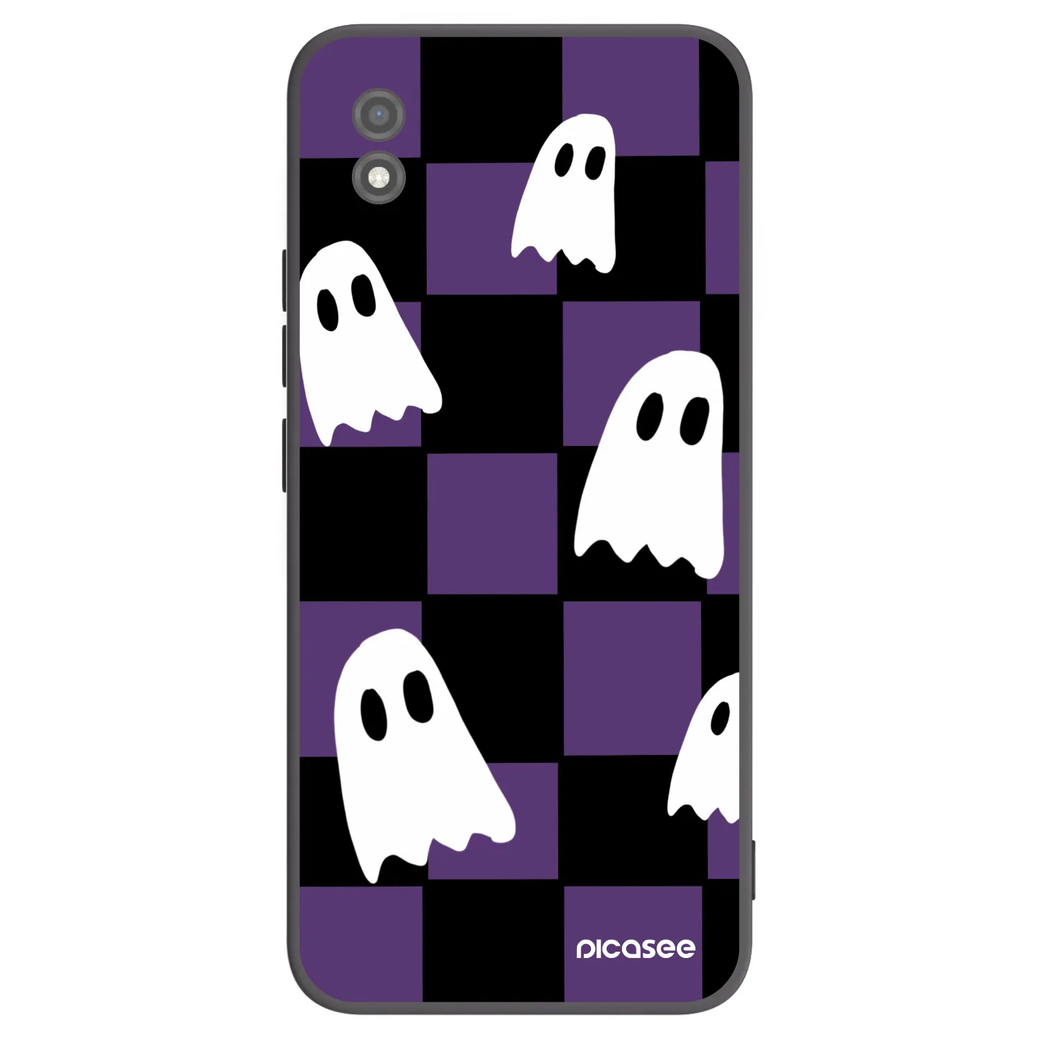 Picasee silikónový čierny obal pre Realme C11 (2021) - Ghosts