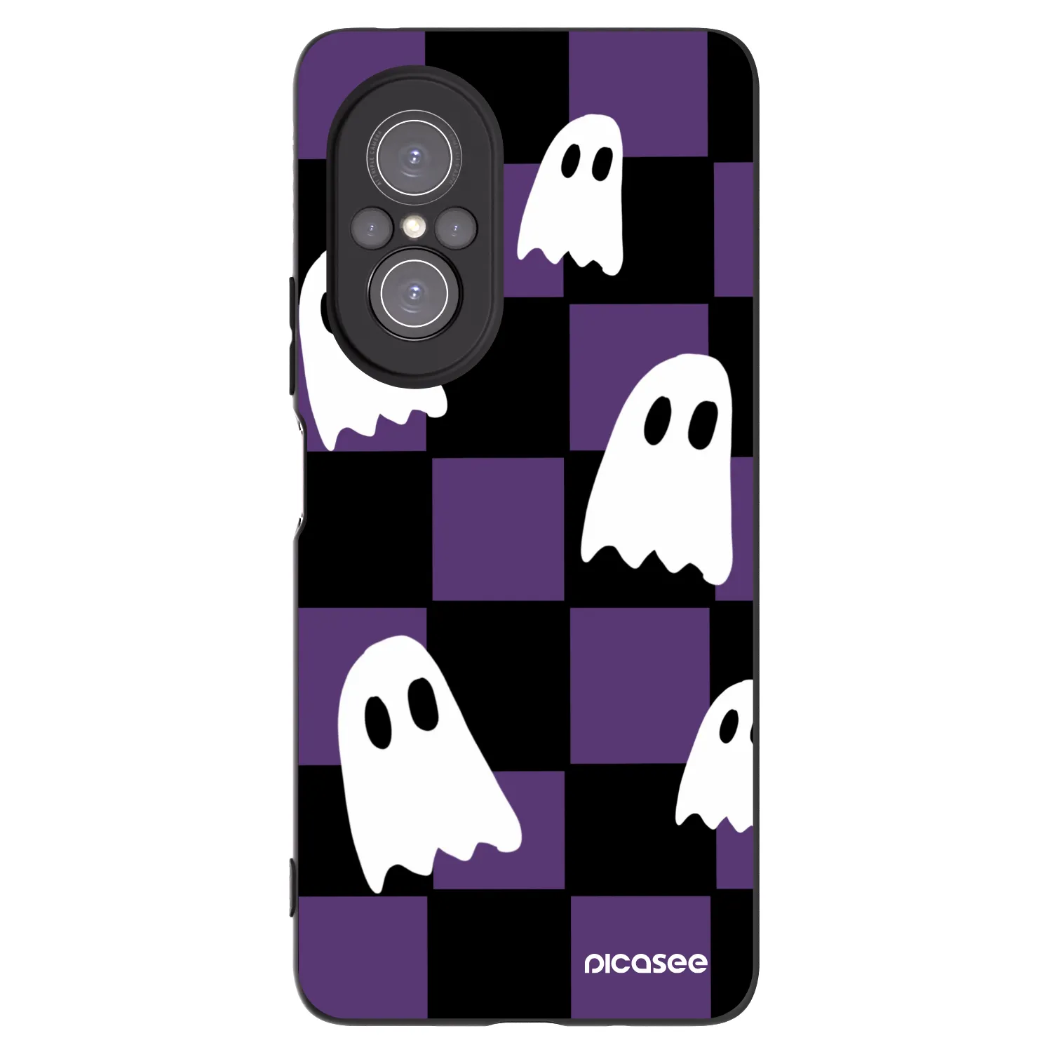 Picasee silikónový čierny obal pre Huawei Nova 9 SE - Ghosts