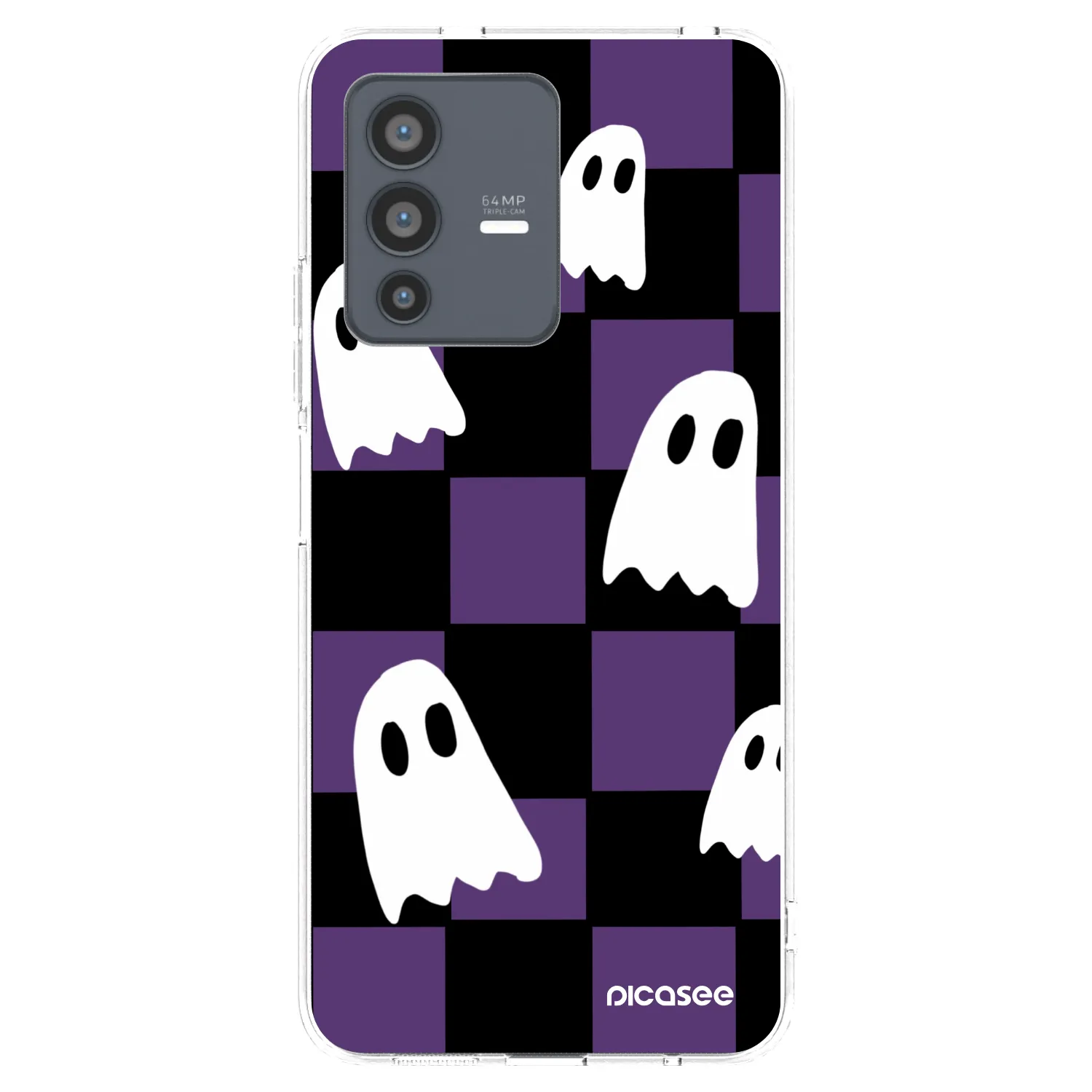 Picasee silikónový prehľadný obal pre Vivo V23 5G - Ghosts
