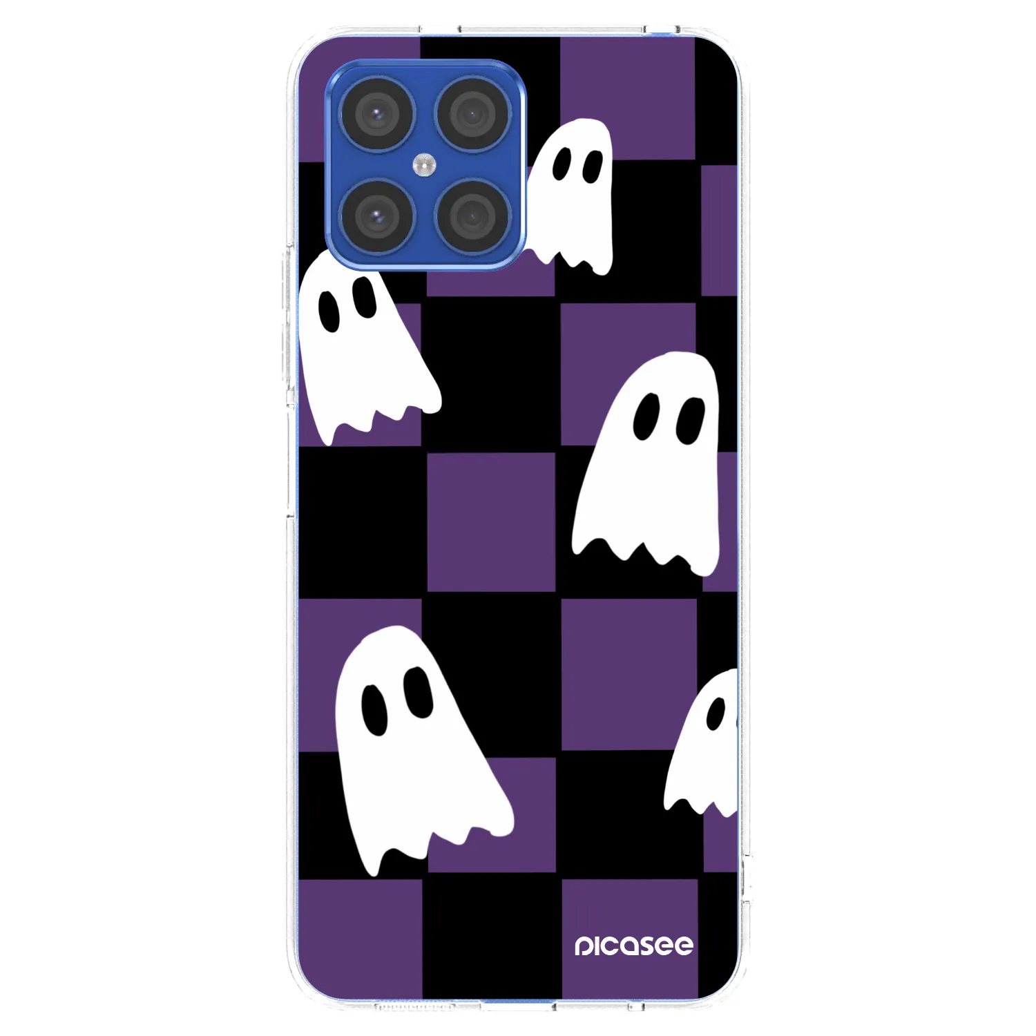 Picasee silikónový prehľadný obal pre Honor X8 4G - Ghosts