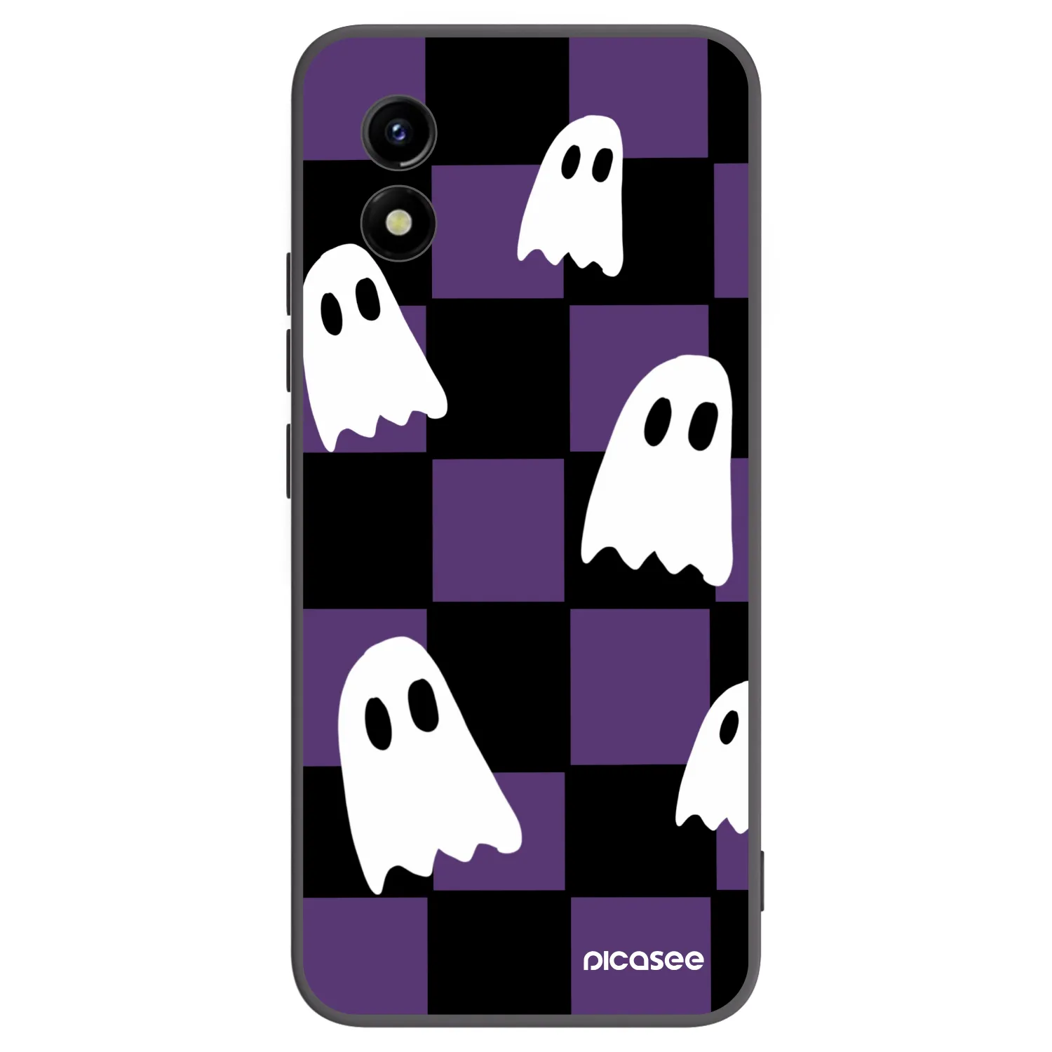 Picasee silikónový čierny obal pre Vivo Y01 - Ghosts