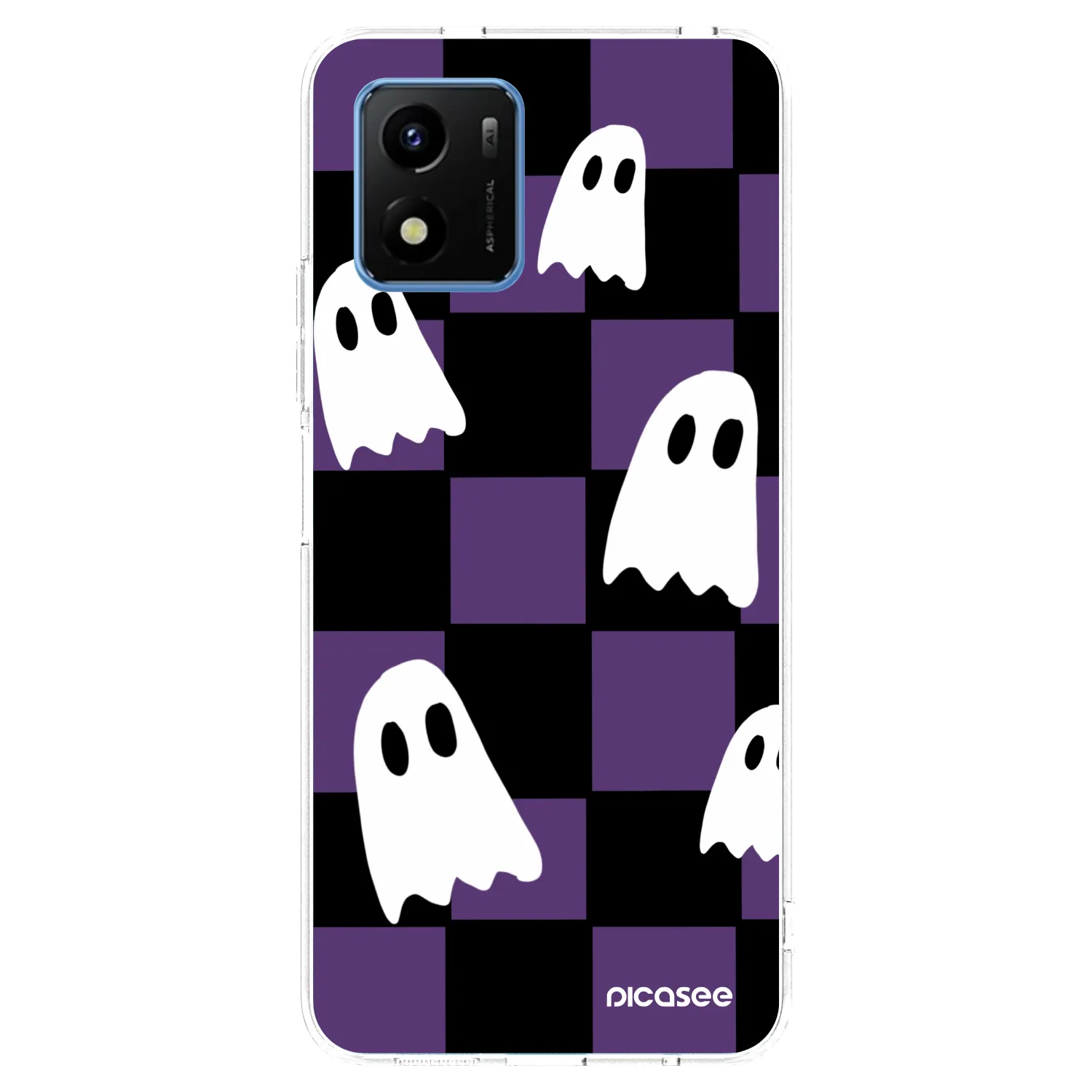 Picasee silikónový prehľadný obal pre Vivo Y01 - Ghosts