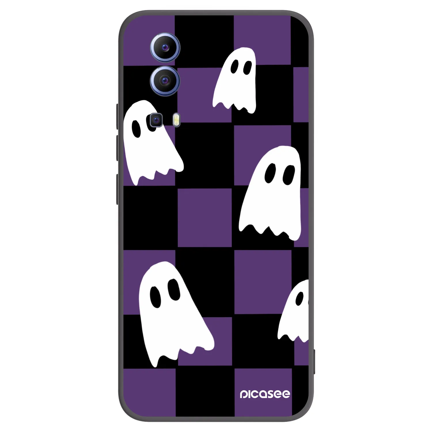 Picasee silikónový čierny obal pre Vivo Y52 5G - Ghosts