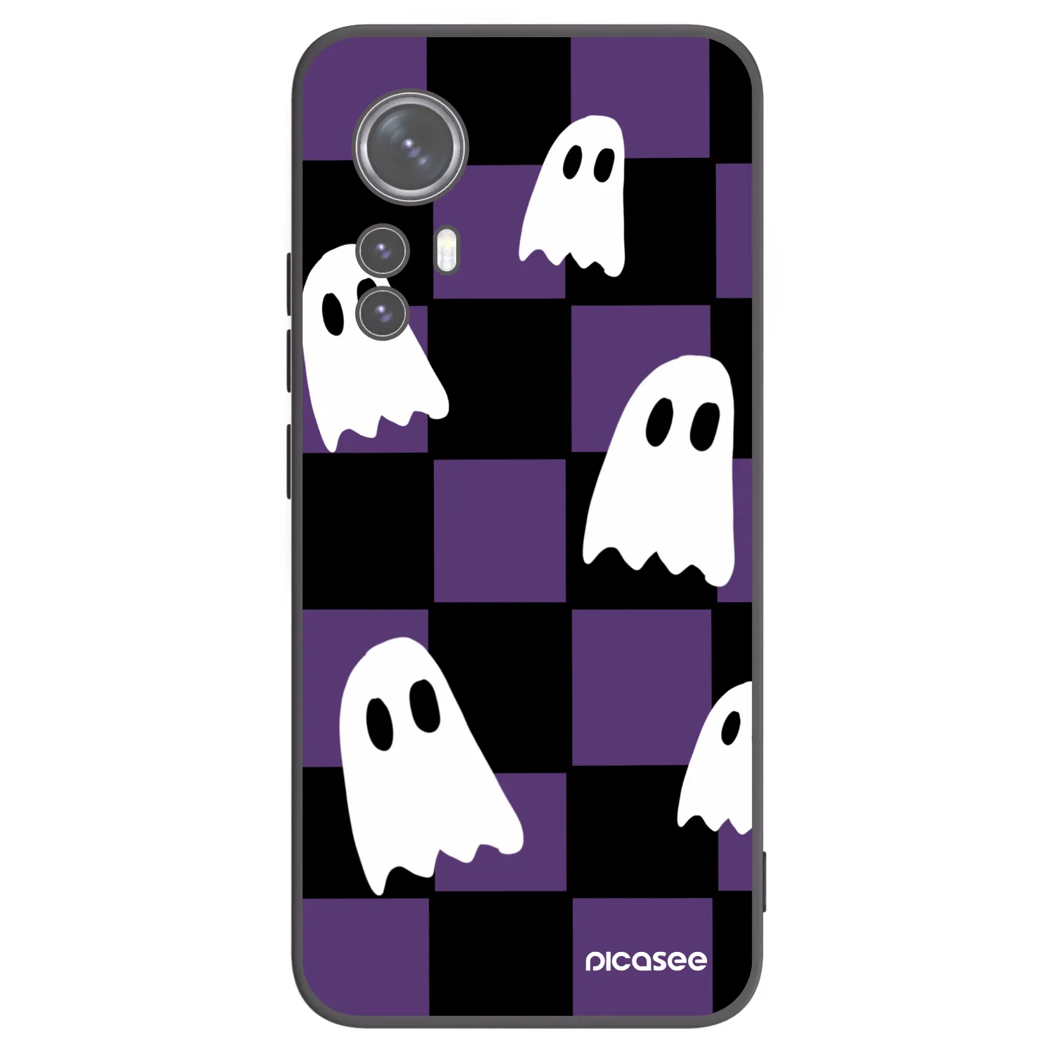 Picasee silikónový čierny obal pre Xiaomi 12X - Ghosts