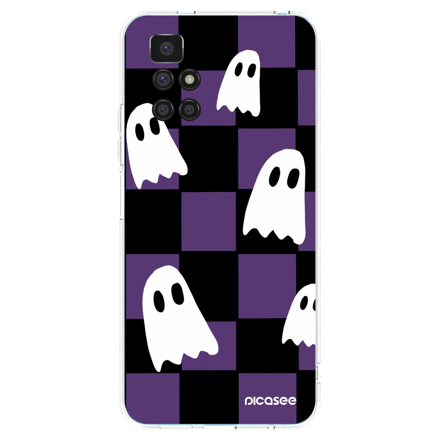 Picasee silikónový prehľadný obal pre Xiaomi Redmi 10 (2022) - Ghosts
