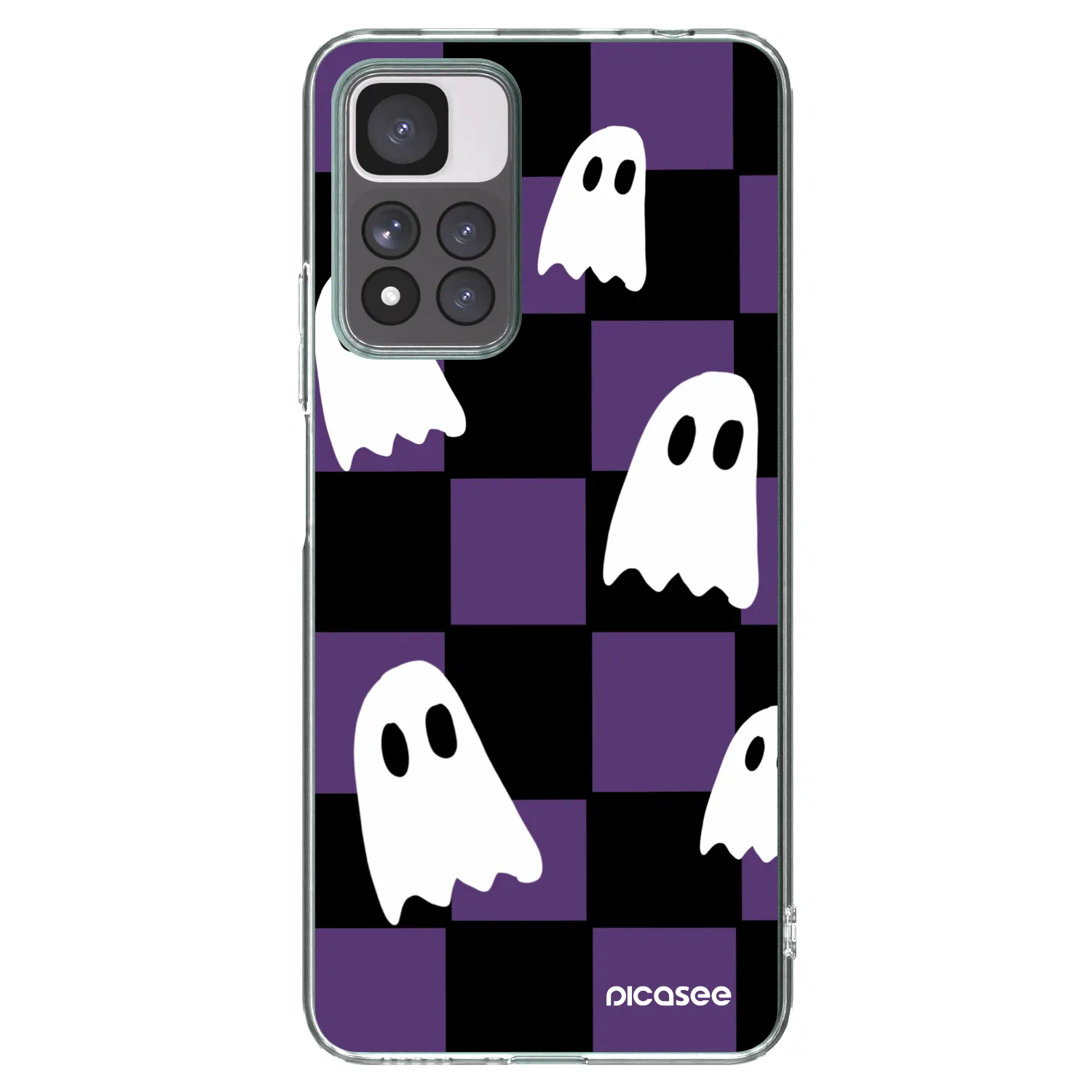 Picasee silikónový prehľadný obal pre Xiaomi Redmi Note 11 Pro+ 5G - Ghosts