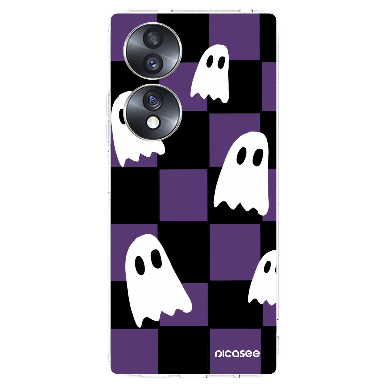 Picasee silikónový prehľadný obal pre Honor 70 - Ghosts