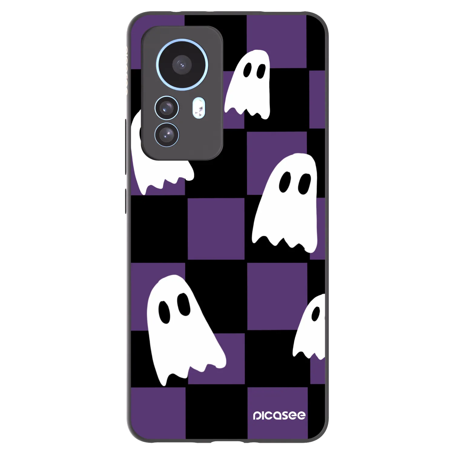 Picasee silikónový čierny obal pre Xiaomi 12T Pro - Ghosts