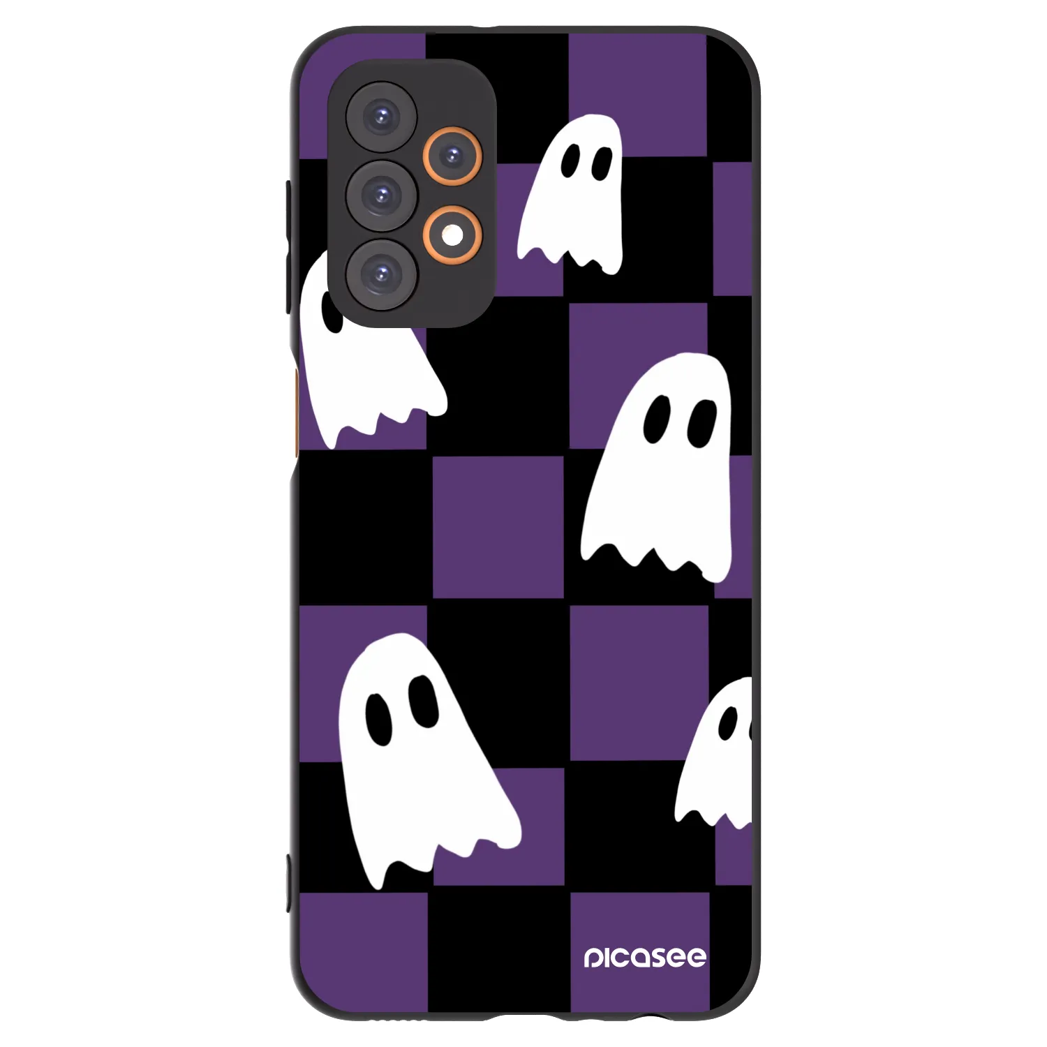 Picasee silikónový čierny obal pre Samsung Galaxy A23 A235F 4G - Ghosts
